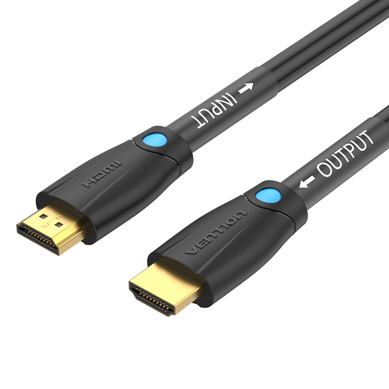 HDMI 2.0/apa -> HDMI 2.0/apa, fekete, PVC, 4K@60Hz, 0,5m, 4K HDMI kábel