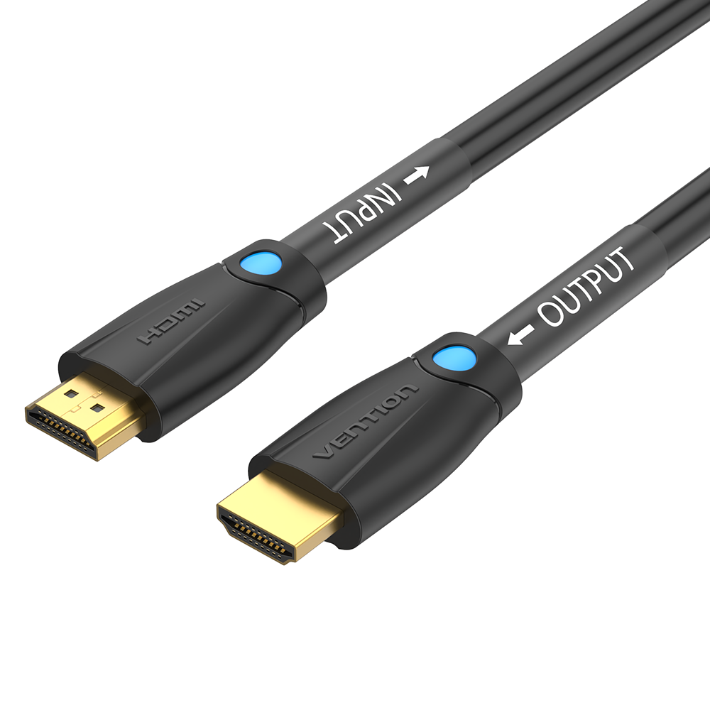 HDMI 1.4/apa -> HDMI 1.4/apa, fekete, PVC, jelerősítős, 4K@30Hz, 25m, aktív HDMI kábel