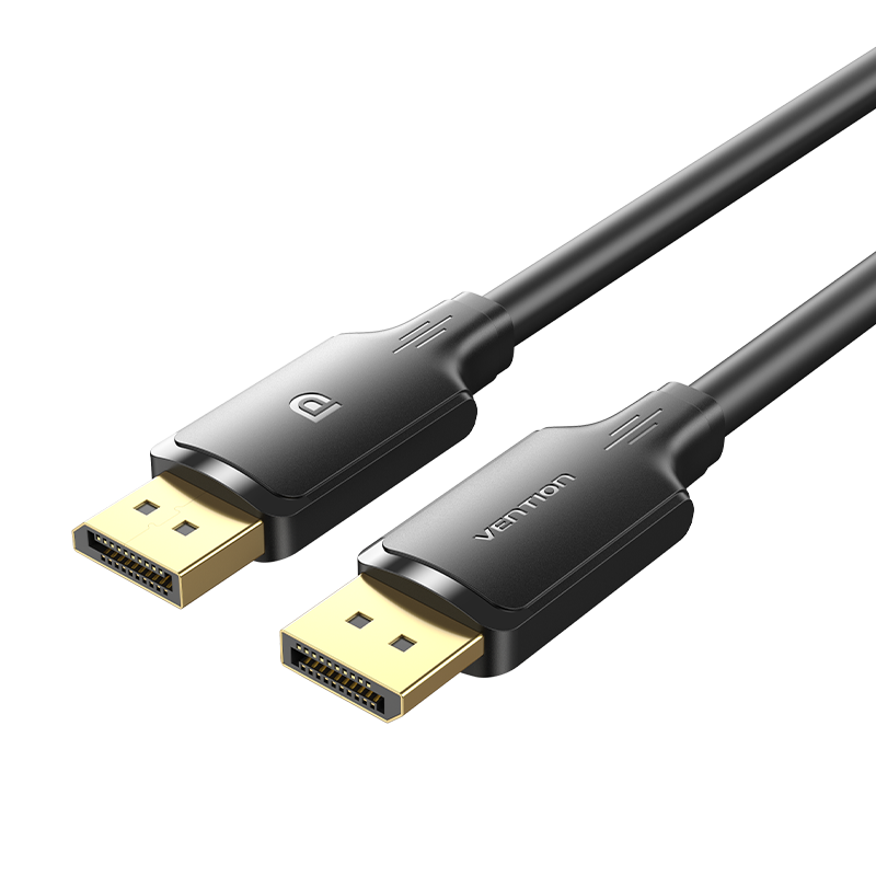 DisplayPort 1.2/apa -> DisplayPort 1.2/apa, fekete, PVC, 1m, videókábel