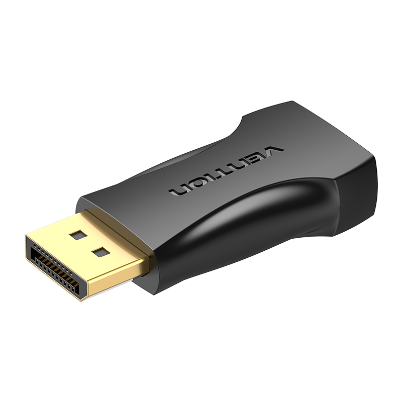 DisplayPort/apa -> HDMI/anya, fekete, PVC, 1080p@60Hz, DP–HDMI adapter